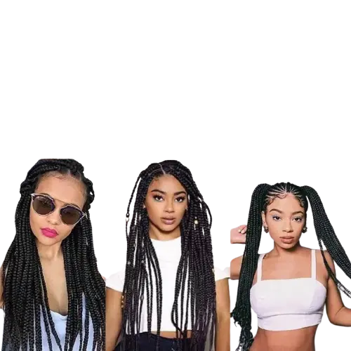 3Pcs 20" Braiding Hair Extensions.