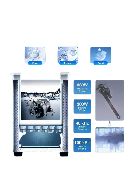 15L Ultrasonic Cleaner Machine.