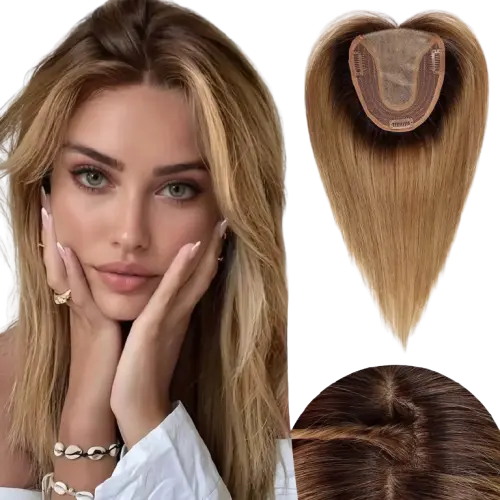 100% Remy Blonde Hair Toppers.