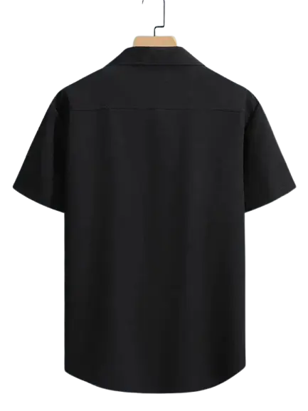 Men's Summer Casual Striped Printed Button Up Shirts Short Sleeved Button Down Shirts for Men Fashion Men's Summer Shirts - ACHETE LTD