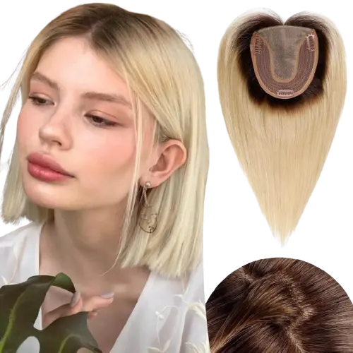 100% Remy Blonde Hair Toppers.