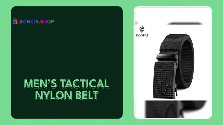 Men&rsquo;s Tactical Nylon Belt by@Outfy