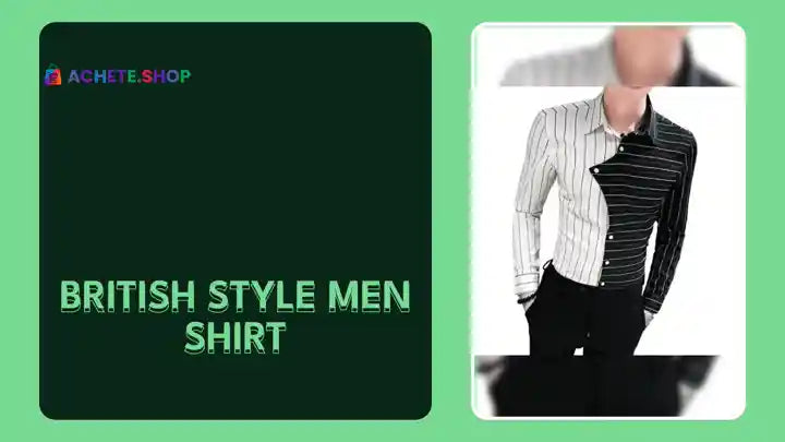 British style men shirt by@Outfy