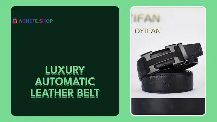 Luxury Automatic Leather Belt by@Outfy